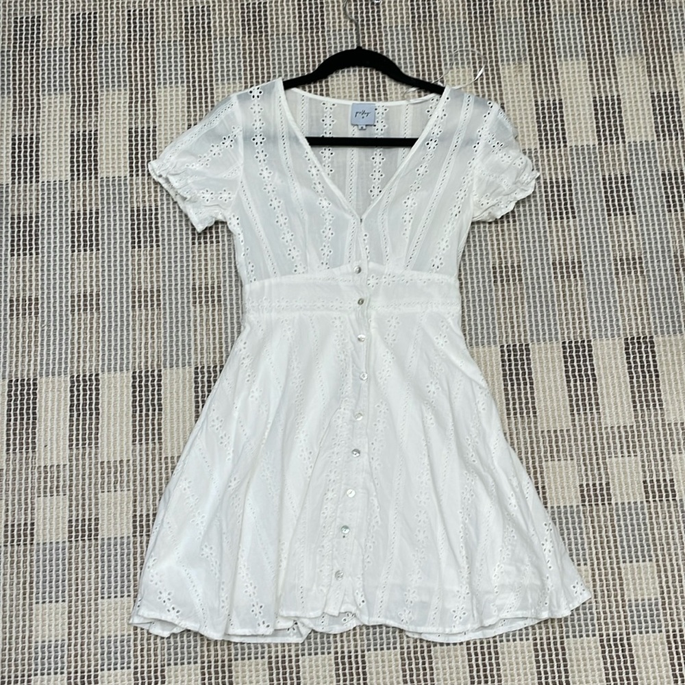 Princess Polly white eyelet dress
